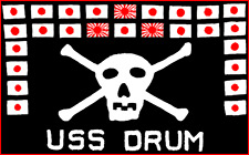 USS Drum kill flag