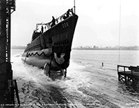 Launching of USS Drum (SS-228)